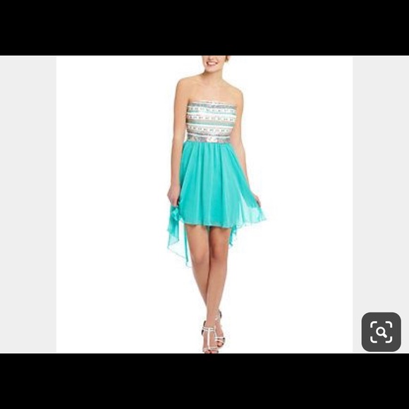 🔥AUW Strapless sequins high-low dress 🔥 - Picture 8 of 8